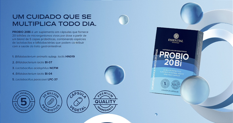 PROBIO 20BI 30 CAPS - ESSENTIAL NUTRITION