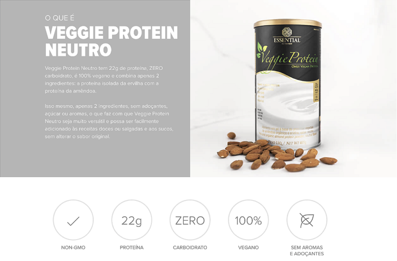VEGGIE NEUTRO LATA 405GR - ESSENTIAL