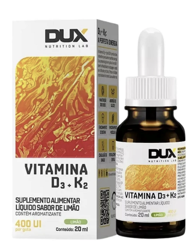 VITAMINA D3 + K2 20ML - DUX NUTRITION
