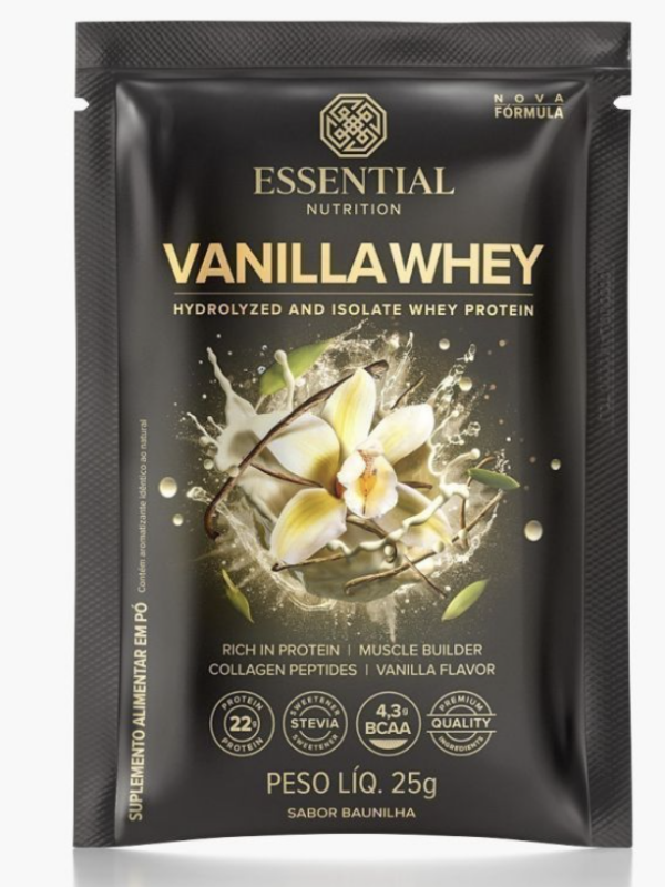 MONODOSE VANILLA WHEY 25 GR - ESSENTIAL NUTRITION