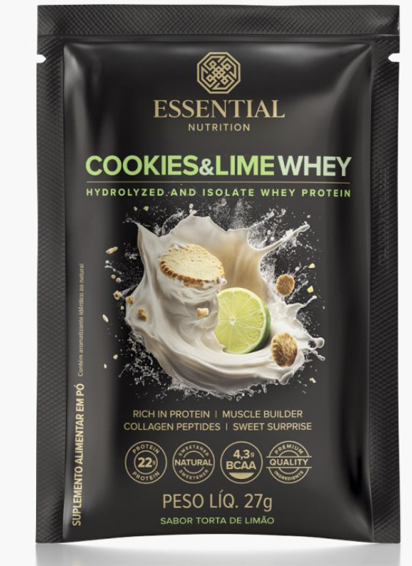MONODOSE COOKIES E LIME WHEY 27 GR - ESSENTIAL NUTRITION