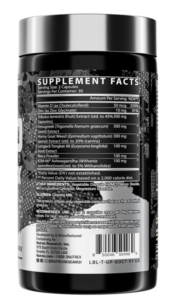 T-UP MAX 60 CAPSULAS - NUTREX