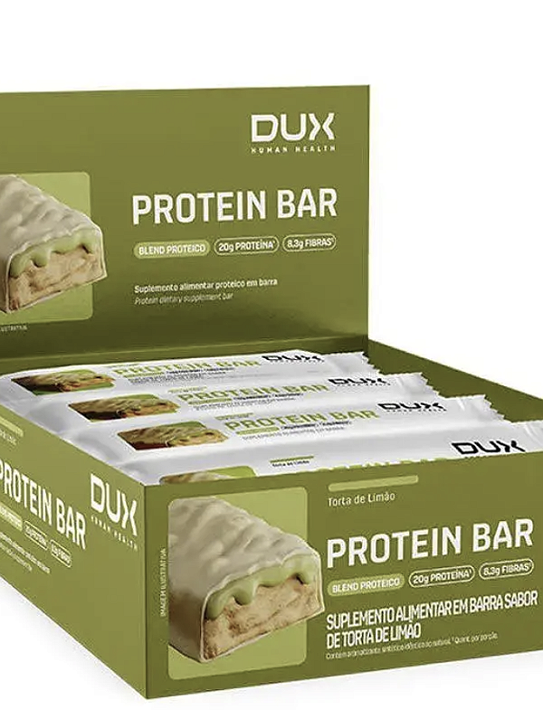 PROTEIN BAR 12 UNIDADES (TORTA DE LIMAO) 08-2026 - DUX NUTRITION