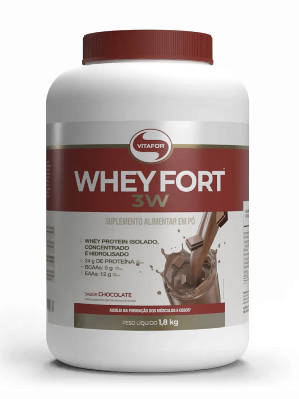 WHEY FORT 3W 1.8 KG (CHOCOLATE) - VITAFOR
