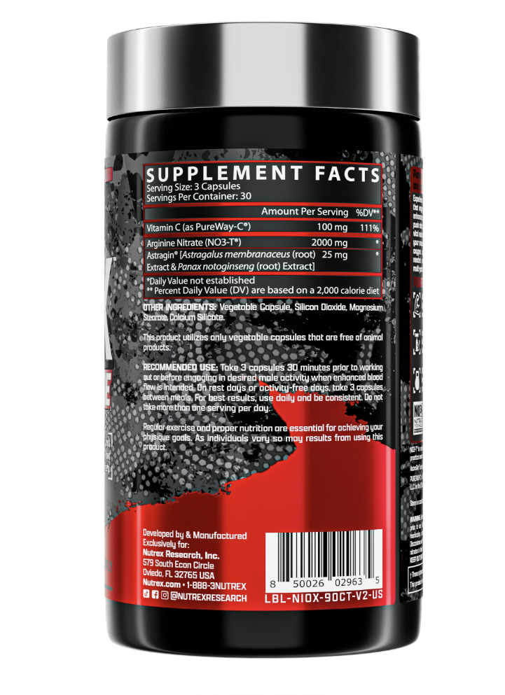 NIOX 90 CAPSULAS - NUTREX