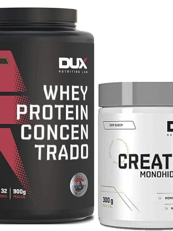 WHEY PROTEIN DUX 900 GR + CREATINA 300 GR - DUX NUTRITION