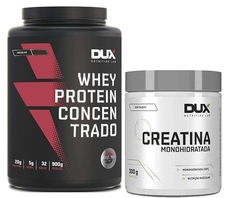 WHEY PROTEIN DUX 900 GR + CREATINA 300 GR - DUX NUTRITION