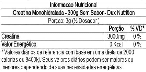 WHEY PROTEIN DUX 900 GR + CREATINA 300 GR - DUX NUTRITION