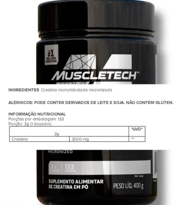 PLATINUM 100% C. 400 GR - MUSCLETECH