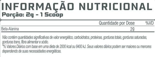 BETA ALANINA 150 GR - MUSCLE DEFINITION