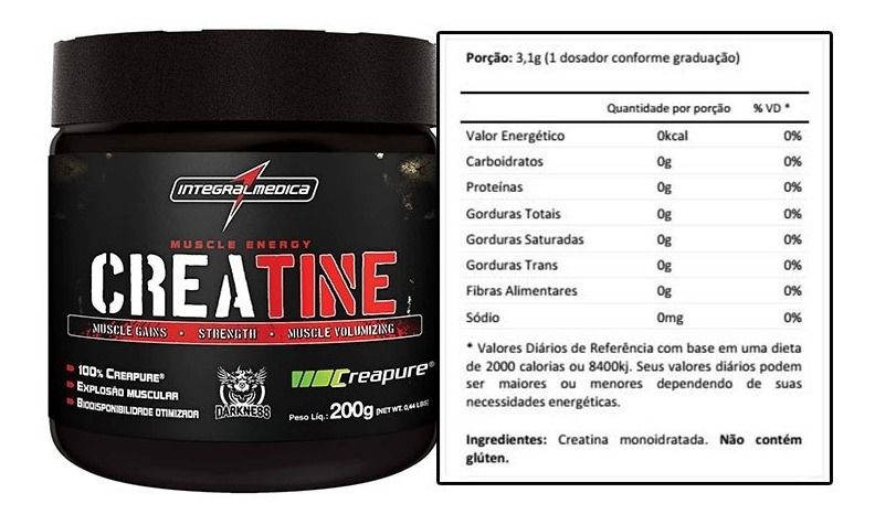 C. CREA PURE 200 GR - INTEGRAL MÉDICA