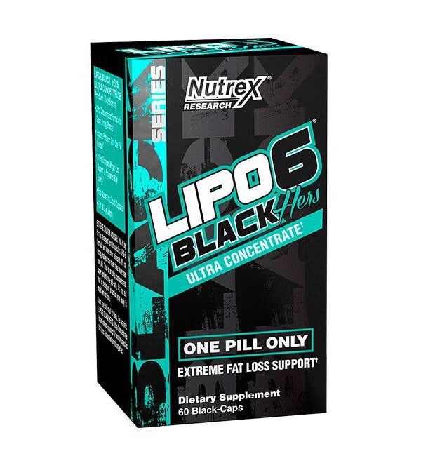 LIPO6| BLACK| UC HERS (60 CÁPSULAS) - NUTREX