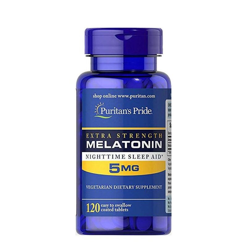 INDUTOR DE SONO 5 MG 120 CAPSULAS - PURITAN'S PRIDE