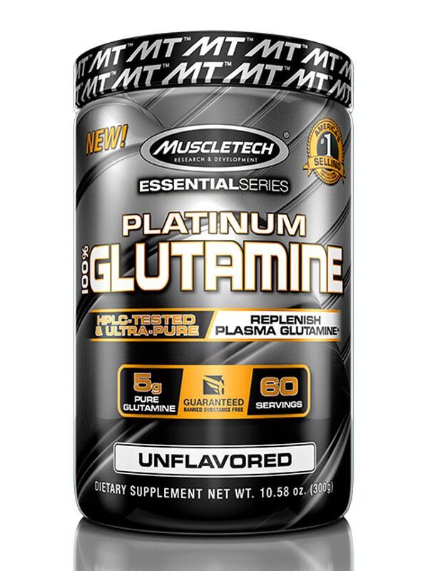 PLATINUM 100% GLUTAMINA (300G)-  MUSCLETECH