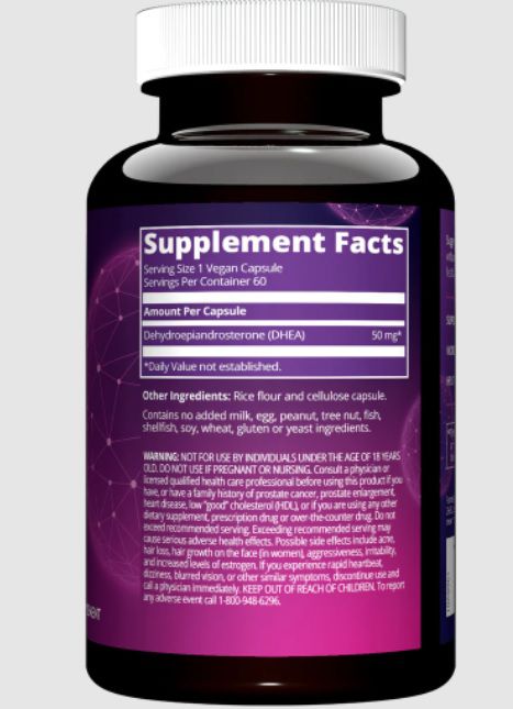DHEA | 50mg | MRM - 90 Capsulas Importado