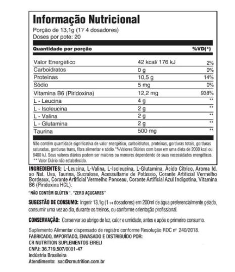 ATOMIC 7 BCAA DRINK 262 GR - UNIVERSAL NUTRITION (NACIONAL)