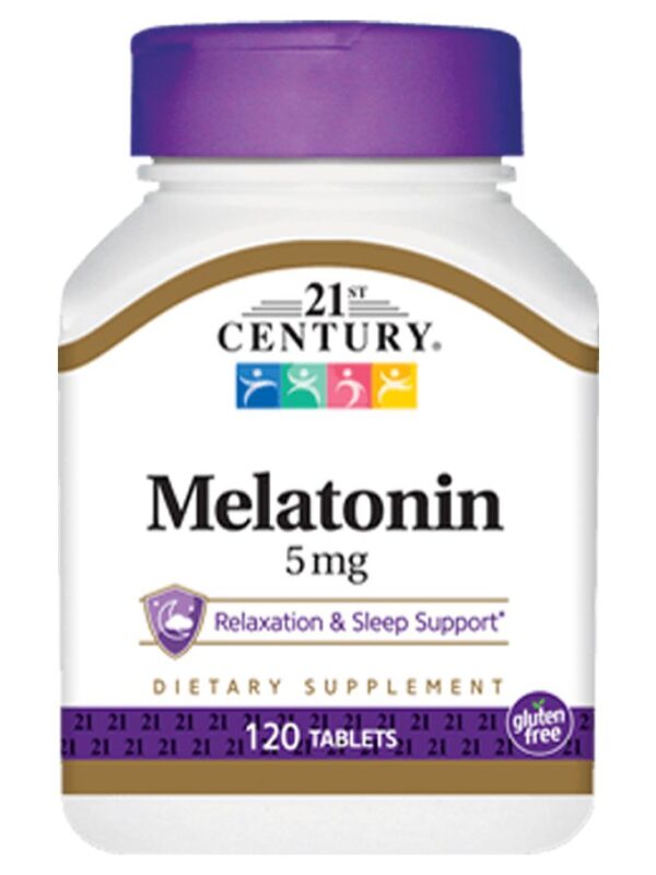 MELATONINA 5 MG 120 TABLETS - 21ST CENTURY