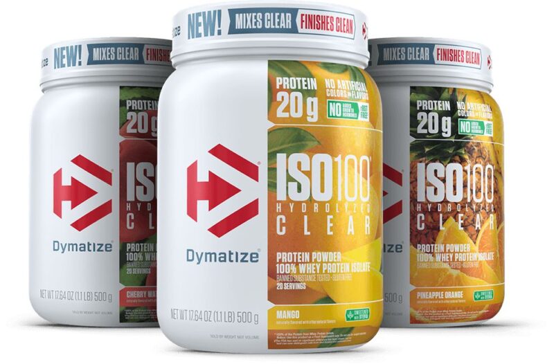 ISO 100 CLEAR (500 GR) - DYMATIZE NUTRITION (VENC 01/2021)