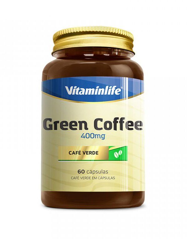 CAFÉ VERDE 400 MG  60 CÁPSULAS - VITAMINLIFE