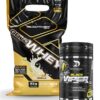 REFIL GOLD WHEY 900 GR (SABORES) + TERMO-VIPER-BLACK 90 CÁPSULAS