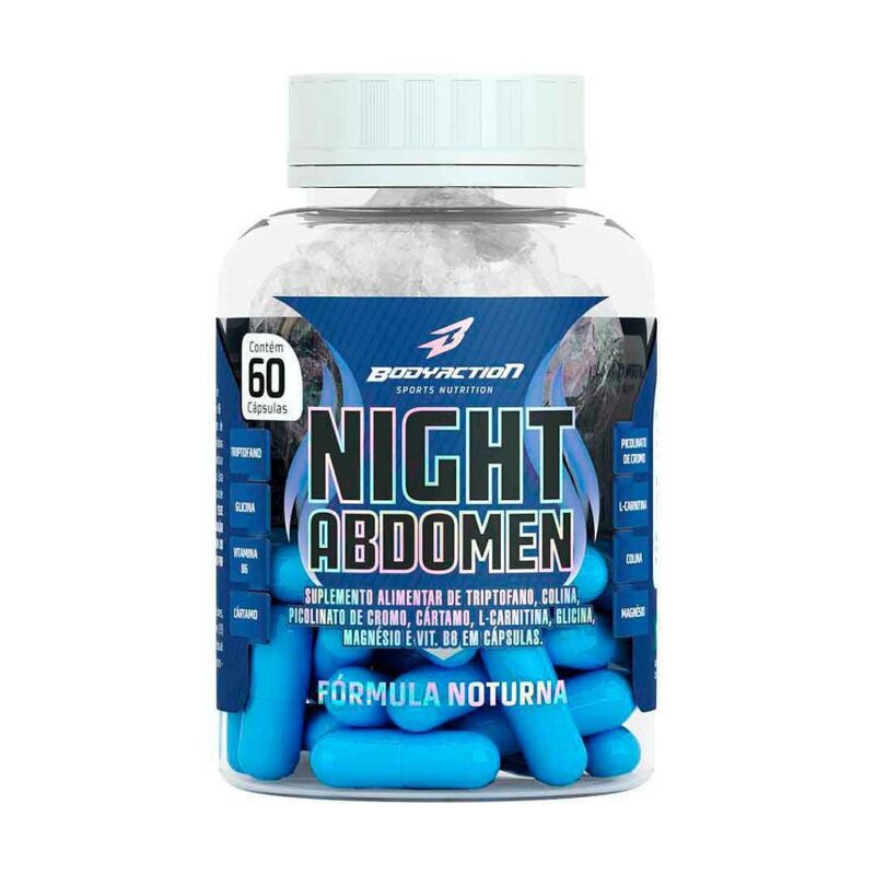 NIGHT ABDOMEN - 60 CÁPSULAS - BODYACTION
