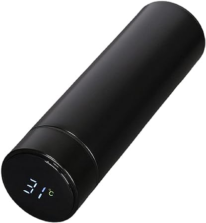 GARRAFA TERMICA COM MEDIDOR DE TEMPERATURA 500 ML