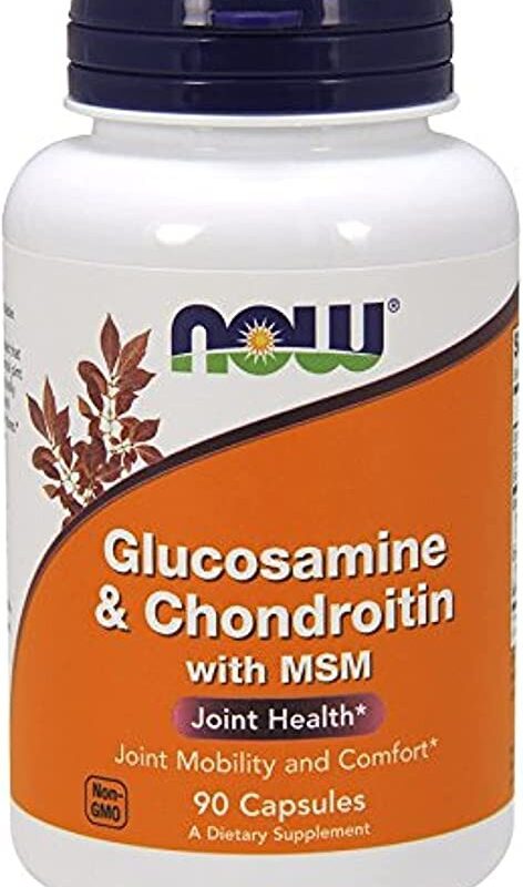 GLUCOSAMINE & CHONDROITIN 90 VEG CÁPSULAS - NOW FOODS