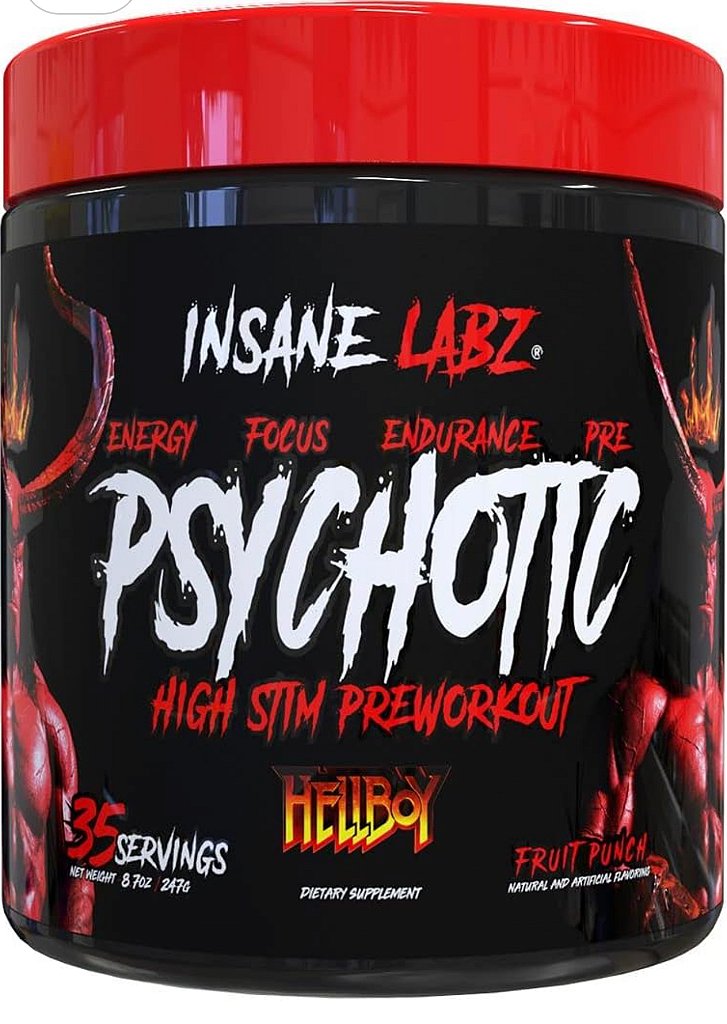 PSYCOTHIC HELLBOY 35 DOSES (FRUIT PUNCH) - INSANE LABZ