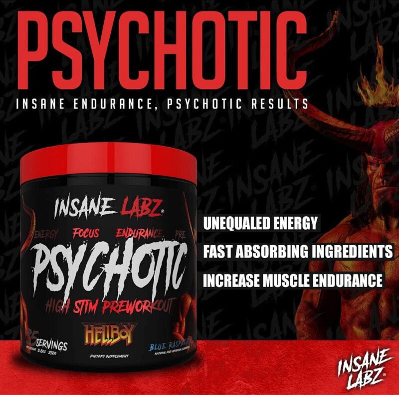PSYCOTHIC HELLBOY 35 DOSES (FRUIT PUNCH) - INSANE LABZ