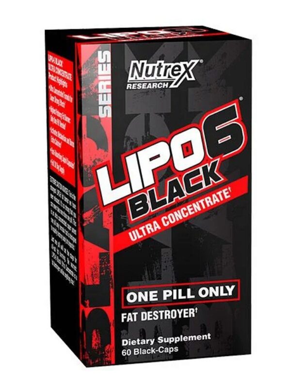 LIPO6| BLACK| UC ORIGINAL. (60 CÁPSULAS) - NUTREX
