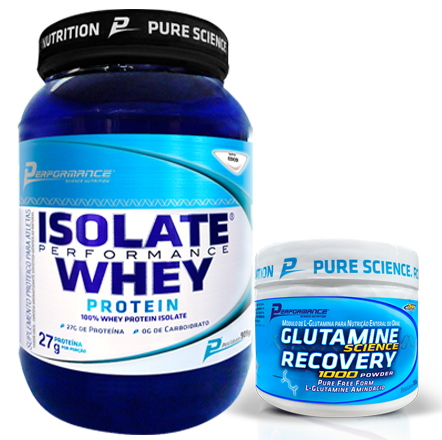 ISO WHEY 900 GR + GLUTAMINA 150 GR - PERFORMANCE NUTRITION