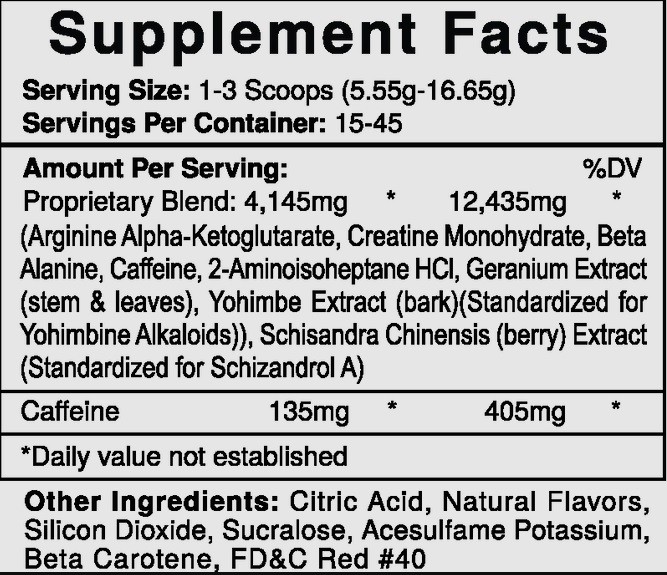 JACK 3D PRE-WORKOUT - UPS LABS (IMPORTADO)
