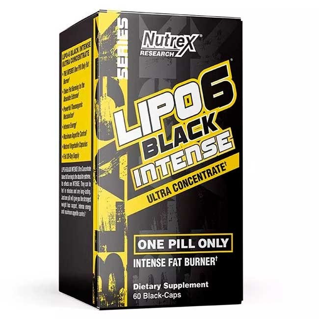 LIPO 6 BLACK INTENSE ULTRA CONCENTRADO 60 CAPS - NUTREX