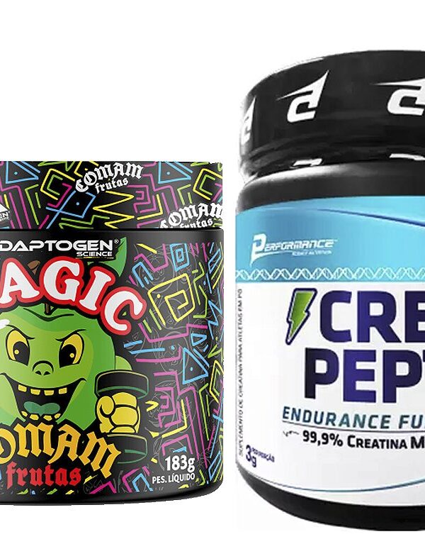 MAGIC COMAM FRUTAS 183 GR + C. PEPTO 300 GR PERFORMANCE NUTRITION - PROMOÇÃO