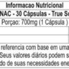 TRUE NAC 600 MG 30 CÁPSULAS - TRUE SOURCE