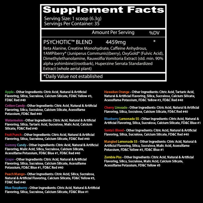 Psychotic Red Original (35 doses) - Insane Labz