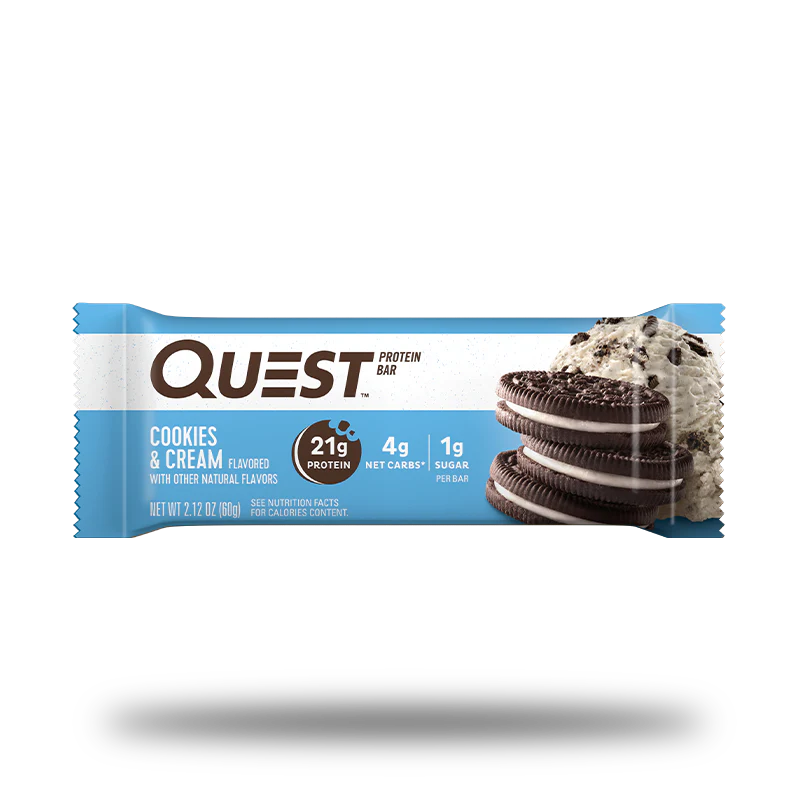 QUEST BAR COOKIES AND CREAM 60 GR (UNIDADE)