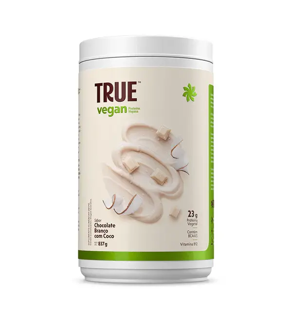 TRUE VEGAN 837 GR ( CHOCOLATE BRANCO C/ COCO) - TRUE SOURCE