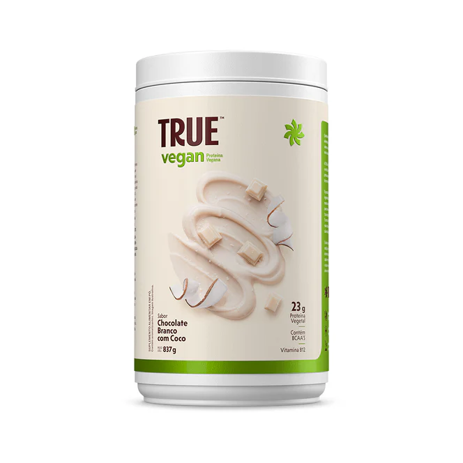 TRUE VEGAN 837 GR ( CHOCOLATE BRANCO C/ COCO) - TRUE SOURCE