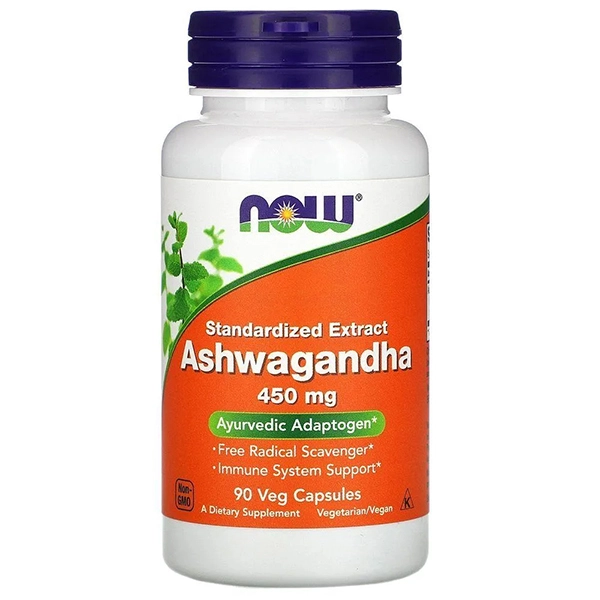 ASHWAGANDHA 450 MG 90 CAPS - NOW